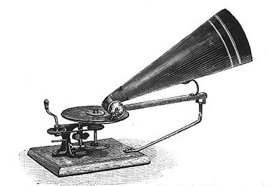 Picture of old gramophone